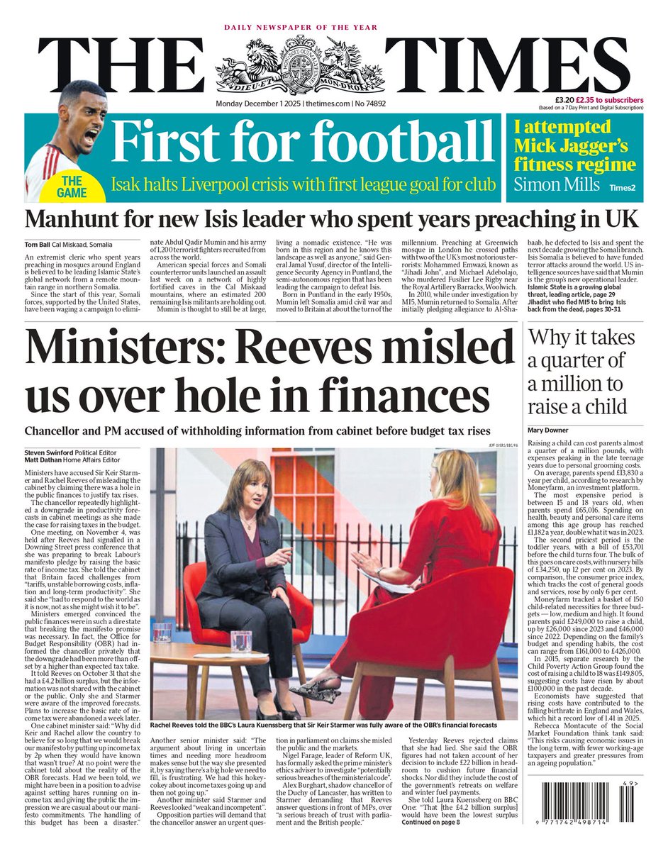 anthonyboutall's tweet image. They even lied to their cabinet colleagues. 

No wonder ministers are breaking ranks &amp;amp; describing the handling of this budget as ‘a disaster’.

Keir Starmer &amp;amp; Rachel Reeves have to go. 🥀