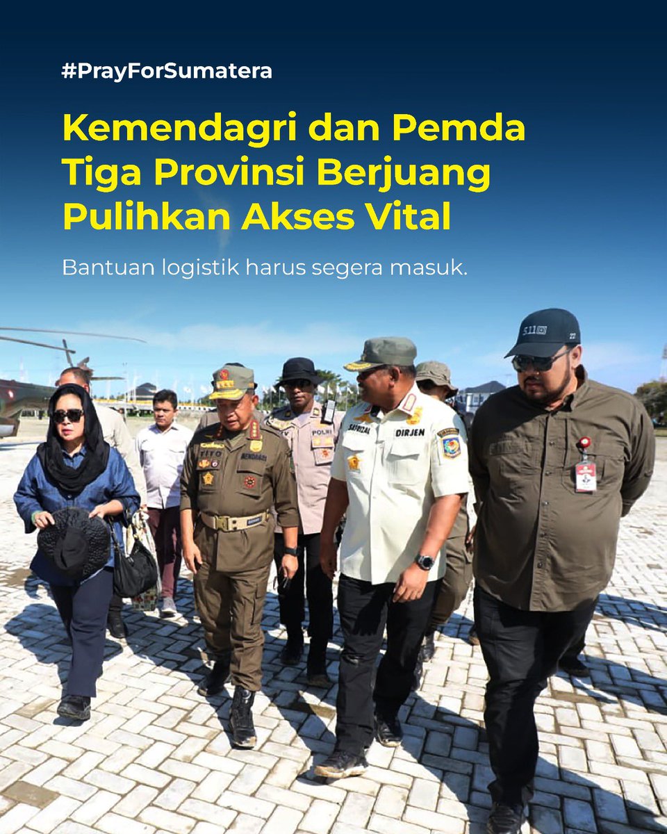 orientasi_id's tweet image. Pemerintah daerah masih tetap berjalan dan berfungsi. Mereka dan @kemendagri berjuang pulihkan infrastruktur vital.

#PrayForSumatera #yukgasss