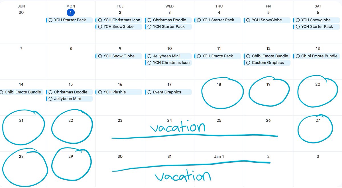 Few more commission slots for the month of December! You can visit my Vgen and Trello for schedule updates.