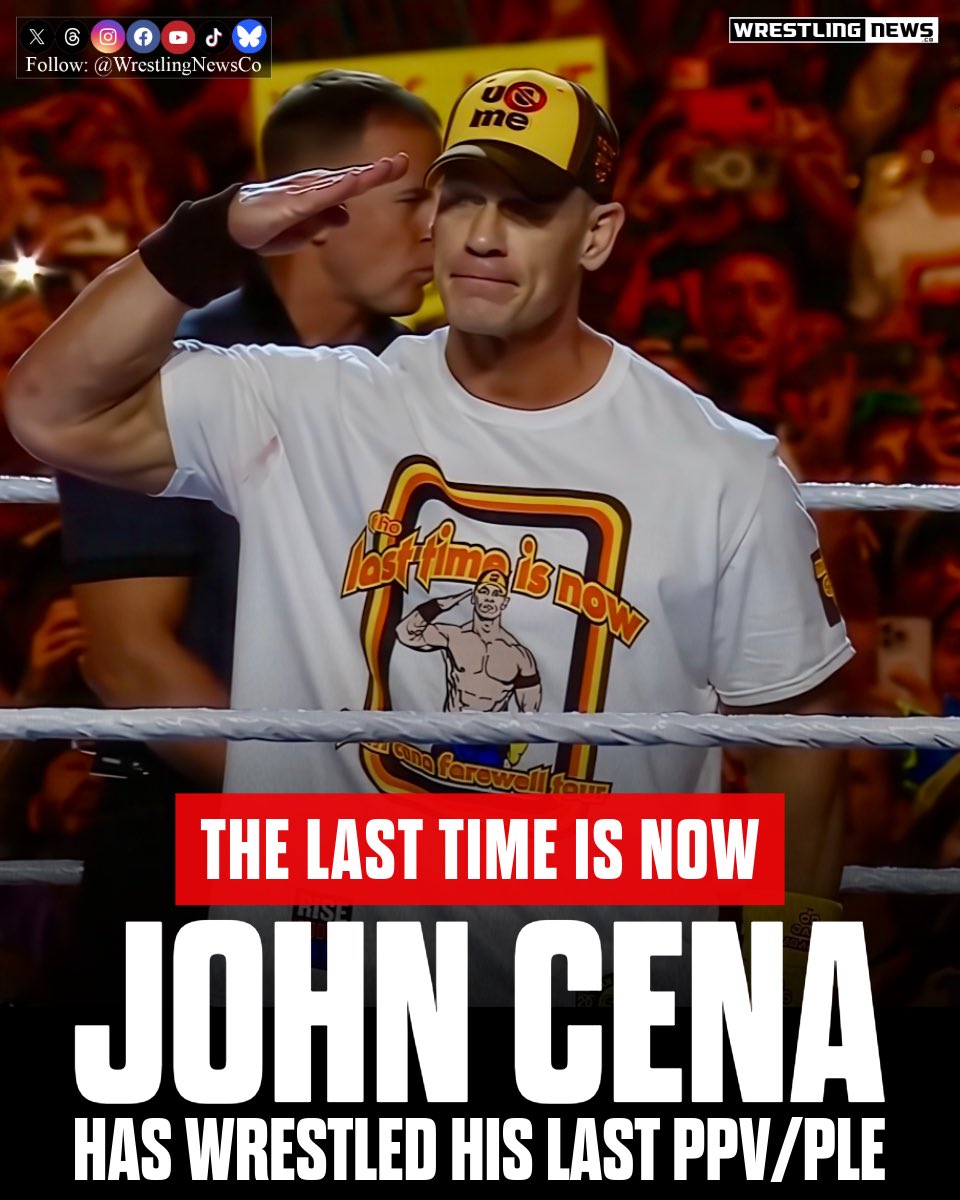 WrestlingNewsCo's tweet photo. John Cena stats and milestones: 

• Make-A-Wish Record: He holds the Guinness World Record for the most wishes granted by a single individual (over 650), more than double any other celebrity.

• Most WWE Championship Reigns: He holds the specific record for the most reigns as WWE Champion (13 times), distinct from the overall "World Title" count.

• "I Quit" Dominance: He possesses a perfect, undefeated record in "I Quit" matches (5-0), having forced legends like Randy Orton and Batista to verbally submit.

• All-Time Win Leader: He has the most career victories in WWE history (over 1,700), surpassing established veterans like The Undertaker and Bret Hart.

• WrestleMania Title Streak: He is the only wrestler to compete in a World Championship match at five consecutive WrestleManias (21 through 25).

• Submission Superiority: He is the only Superstar to defeat both Triple H and Shawn Michaels via submission in back-to-back WrestleMania main events (22 and 23).

• The 100-Win Club: He joins The Undertaker as the only two Superstars in history to record over 100 wins at Premium Live Events (Pay-Per-Views).