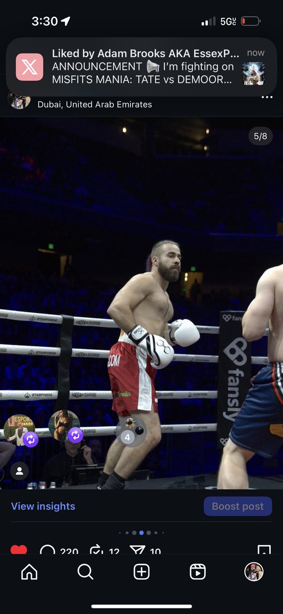 overtflow's tweet image. bad news for misfits MMA 

i’m back