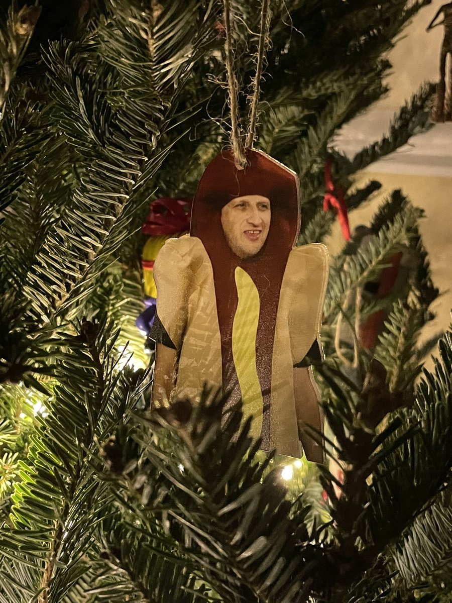 lonelybcnes's tweet image. i think he’s just here for the christmas tree… #ithinkyoushouldleave