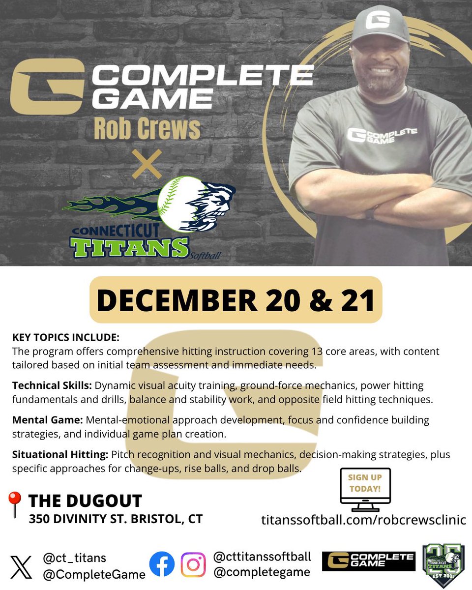 CT Titans Softball tweet media