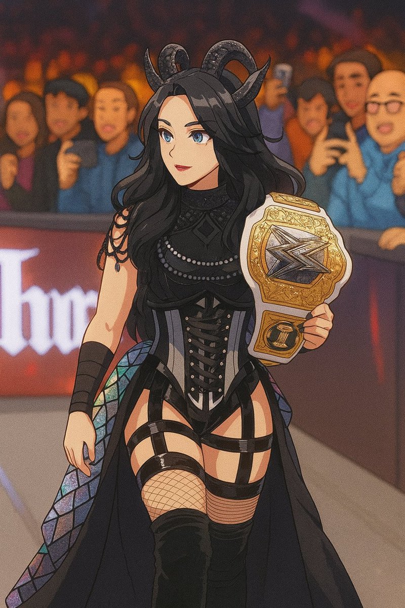 WRESTLINGEA's tweet image. @Steph_Vaquer #WWERAW #WarGames  my World womans champion  mami vaquer  ACKNOLAGE ☝️