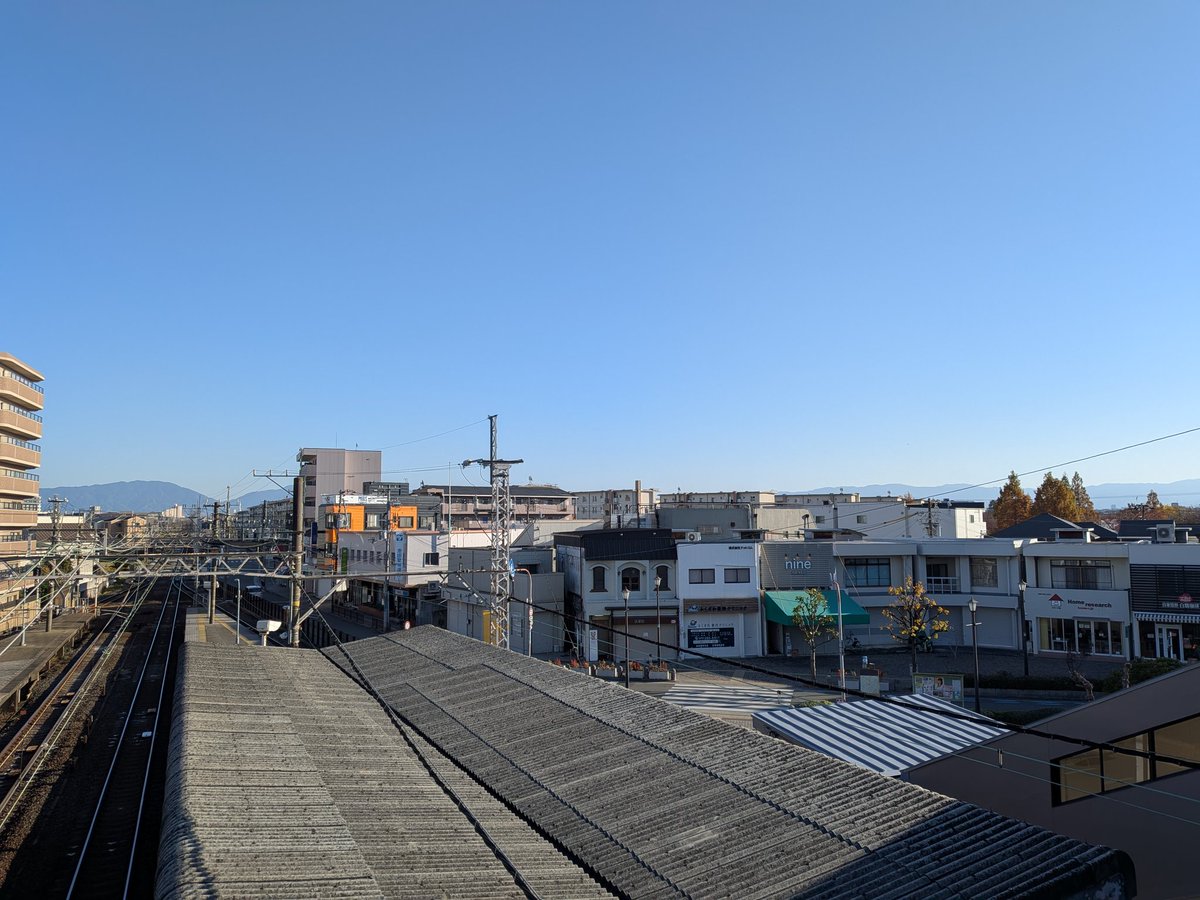 昨日、11月最後の日曜、大阪公立大学中百舌鳥キャンパス最寄駅の南海高野線白鷺駅。