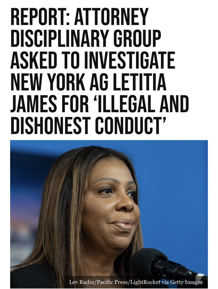 Report : Attorney Disciplinary Group asked to Investigate New York AG for Illegal And Dishonest Conduct