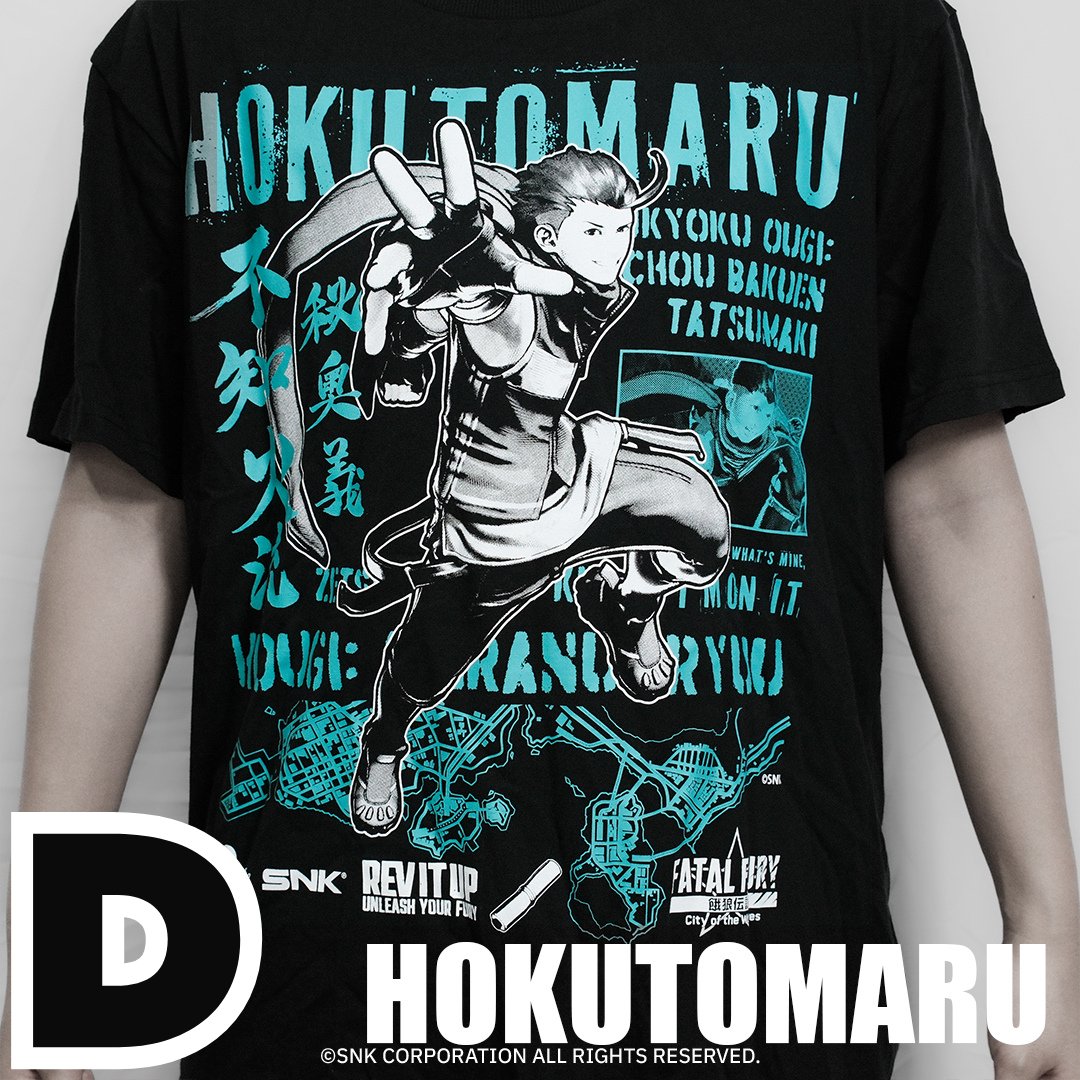 いよいよこれで最終週‼️ 】 #餓狼伝説CotW 全キャラクターTシャツ