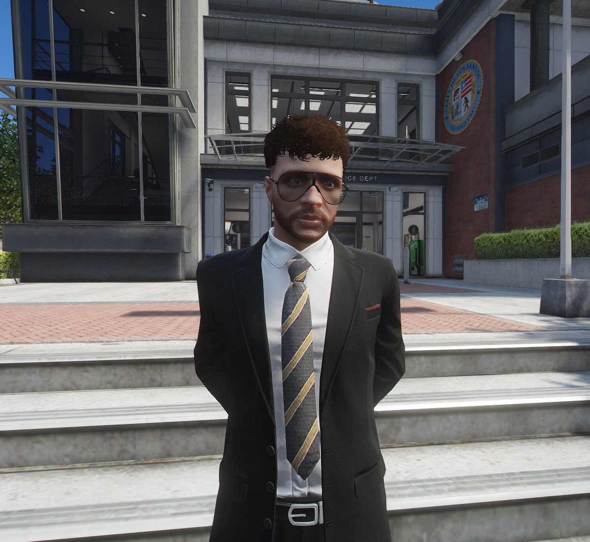 ClearRPfivem's tweet photo. ClearRP has a new Sheriff in town! 

Welcome aboard Sheriff Ramone! Things are changing in the LSCSO if you wanna be there to see it:

Join today! https://t.co/xIGXlRe9dV

#ClearRP #GTARP #FiveM https://t.co/18Vq63NeGR