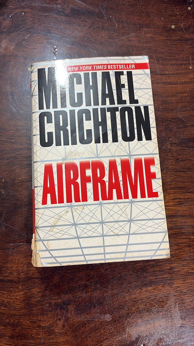 If I had to pick my favorite book ever it’d be between The Hobbit and something from Michael Crichton. Probably this one