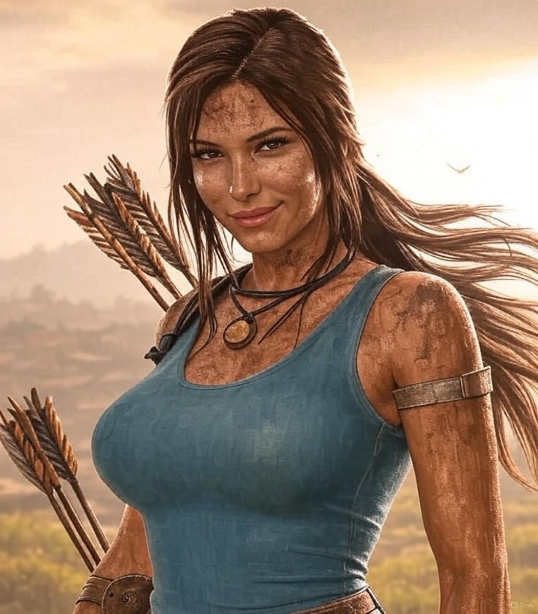 SmashJT's tweet image. I asked ChatGPT to make her beautiful 🤣 

Maybe this is all studios need to start doing if they want sales and avoid layoffs!?