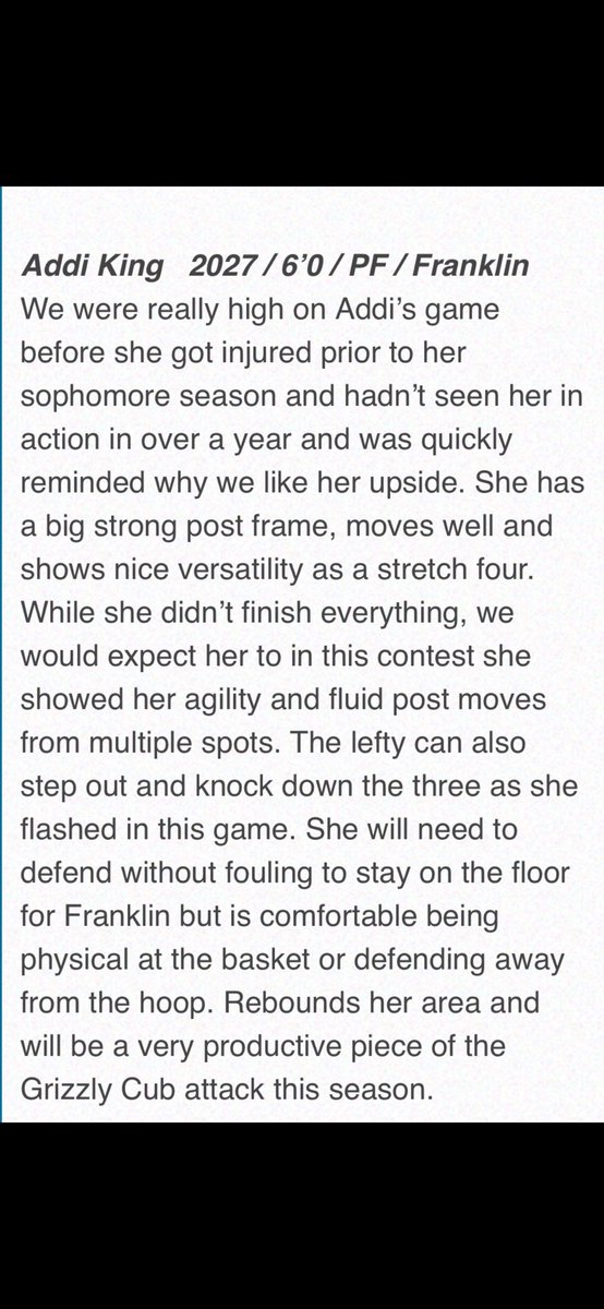 Addisyn King tweet media