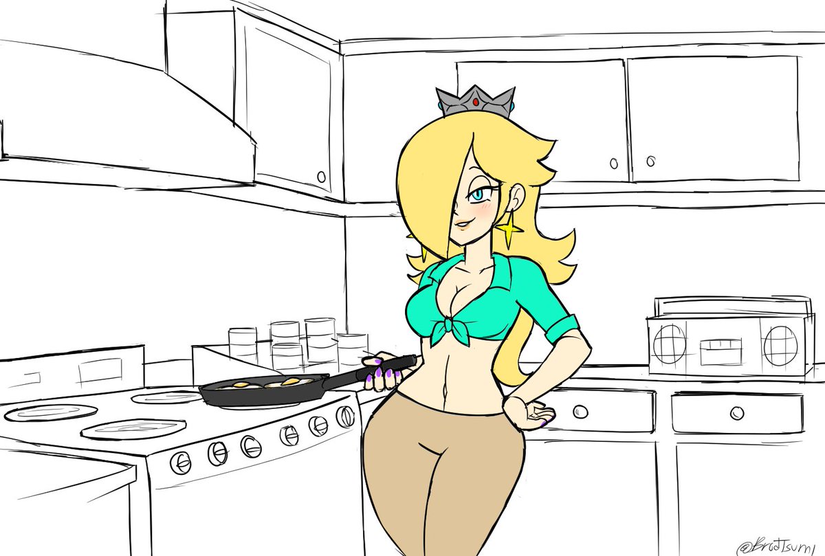BrodTsumi's tweet image. Rosalina and Peach Comm 👩‍🍳