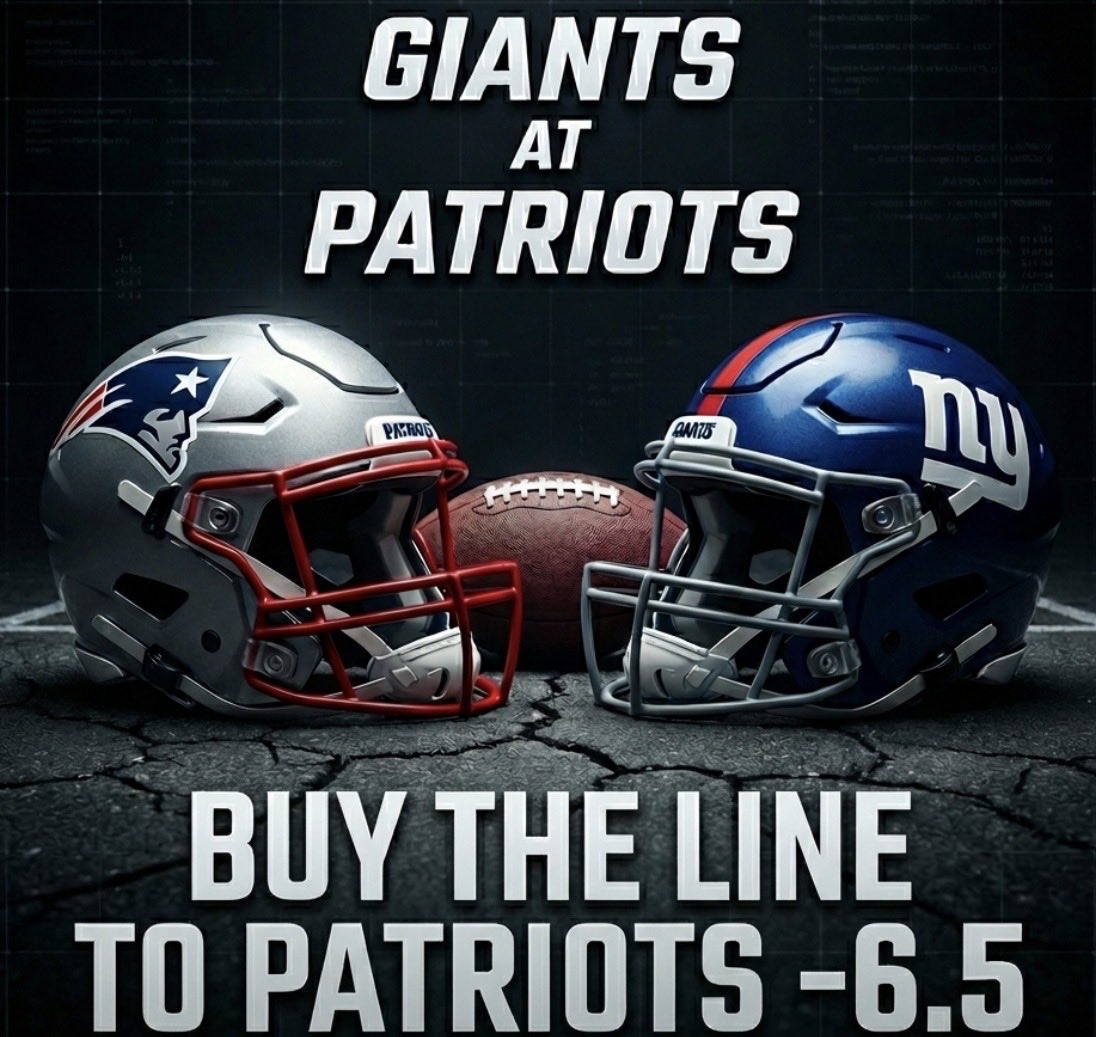 LedgerSportsBet's tweet photo. #NFL #MNF #Patriots #Giants https://t.co/mH8F8EEw6F