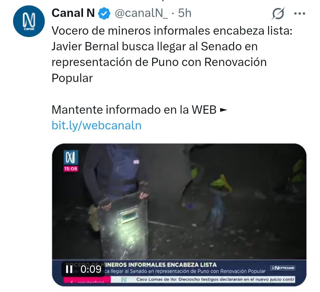 Qué cosa? Miren por donde se cuelan, por un partido que apoya Reinfo.