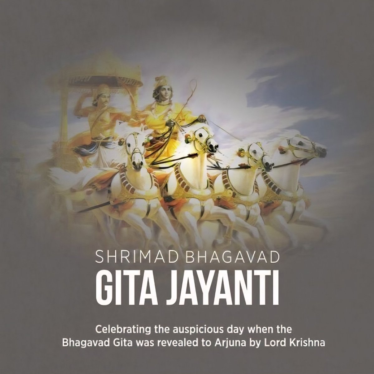 narottamsahoo's tweet image. Wishing everyone a very auspicious #GitaJayanti!

On this sacred day when #LordKrishna first revealed the eternal wisdom of the #BhagavadGita, may we be inspired to walk the path of duty, #clarity, #courage and #compassion.

Let the light of the #Gita guide our actions, steady…