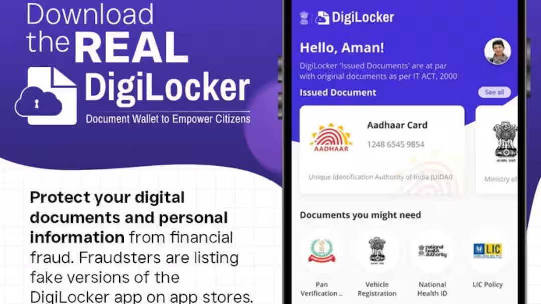 CurrentByte's tweet image. कहीं आपके फोन में इंस्टॉल डिजिलॉकर ऐप फेक तो नहीं? सरकार ने जारी की यह एडवायजरी

भारत सरकार ने फेक डिजिलॉकर ऐप को लेकर यूजर्स को अलर्ट किया है l  एडवायजरी में कहा गया है कि ऐप स्टोर्स पर नकली डिजिलॉकर ऐप सर्कुलेट हो रही है.

#DigiLocker का इस्तेमाल कई जरूरी डॉक्यूमेंट्स आदि स्टोर…