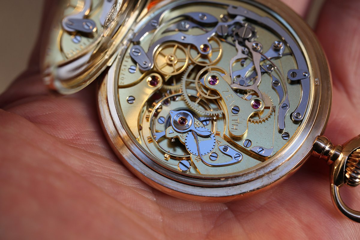 AT-14B ゼニス #クロノグラフ ZENITH chronograph 懐中時計 K14RG