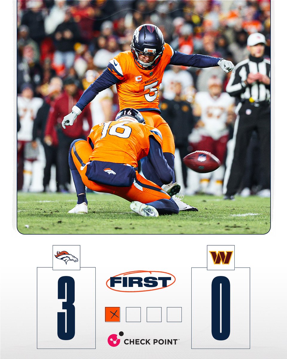 Broncos's tweet image. After one.

#DENvsWAS