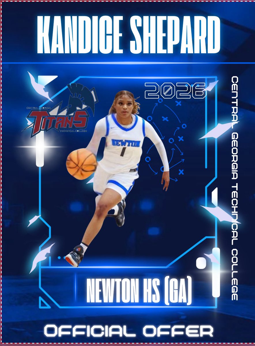 KandiceShep04's tweet photo. Blessed to receive an offer from Coach @Ballcoachjohng with @CGTCAthletics. Thank you for believing in my talent. #blessed #thankful
@NewtonLadyRams
@teamberryaau
@trippcity
@MarquisGilstrap https://t.co/67PecCsBtf