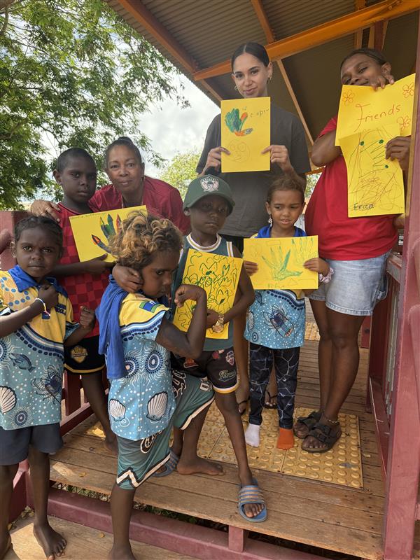 reddustoz's tweet image. “I loved making smoothies, they was yummy, I had 2” 🥹Red Dust Healthy Living Program in Minjilang focused on healthy minds, bodies, spirit. We saw a huge increase in school attendance across the week, with one of the highest rates of students coming each day.