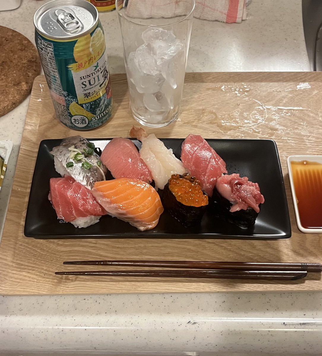 mr_6jw's tweet photo. イオンのお寿司安くて美味しい🌟 https://t.co/QGoT6J89QU
