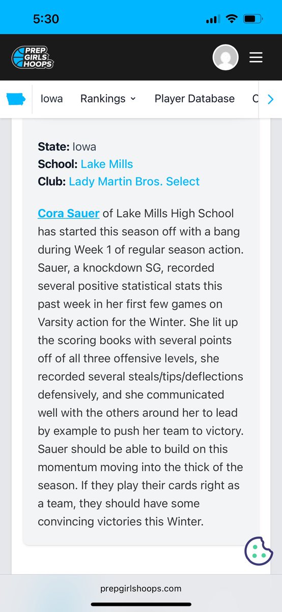 Thank you for the write up <a href="/PGHBrooks/">Jeremy Brooks</a>! <a href="/PGHIowa/">Prep Girls Hoops Iowa</a> <a href="/mikemillsnc/">Mike Mills WBB College Recruiting</a>