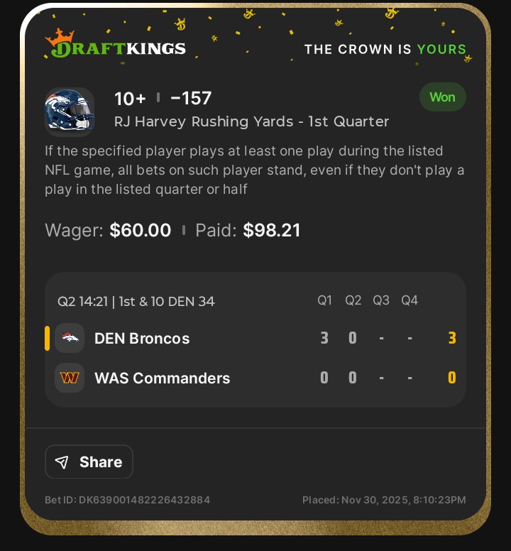 <a href="/ParlayChef/">Parlay Chef</a> Thank you young man!