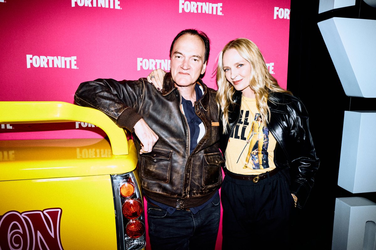 rob_keyes's tweet photo. Never thought I'd see this: Quentin Tarantino directed The Lost Chapter: Yuki’s Revenge, another part of the Kill Bill story starring Uma Thurman, for Fortnite using the Unreal Engine. https://t.co/q0PY5gKHfa
