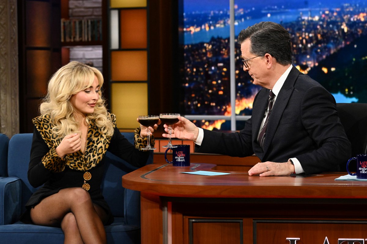 4K | Sabrina Carpenter at The Late Show with Stephen Colbert