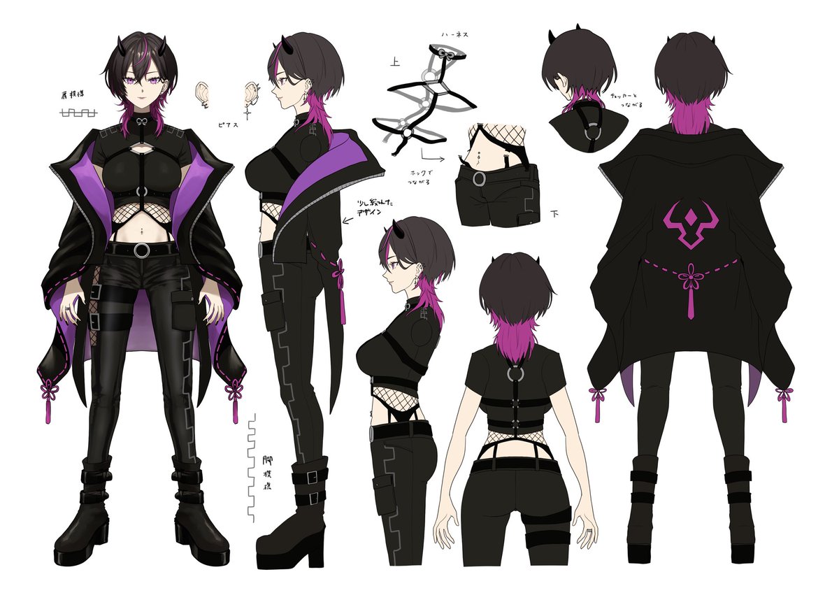 凰牙るき👁💜3Dモデル制作決定！ tweet media