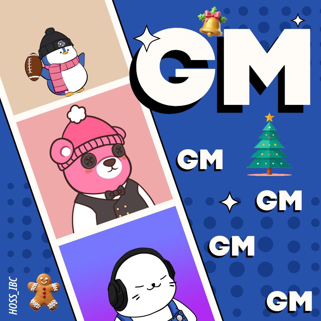 HOSS_ibc's tweet image. gm gm ⛅️

New week, new month, same mission: level up.

No “I’ll start in January” energy allowed.

Let’s make this month unforgettable🫶