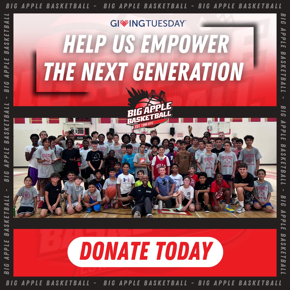 Thank you to everyone for your support. Please click link to donate, view our impact &amp; see testimonial videos. • bigapplebasketball.org/donate-giving-…