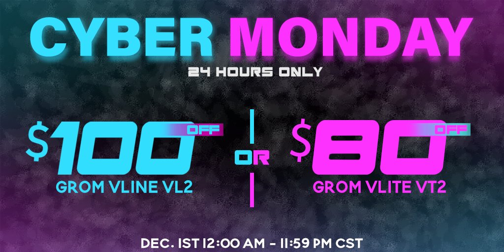gromaudio's tweet image. Cyber Monday Sale ⚡
Take $100 off VLine VL2 or $80 off VLite VT2 — today only!
Upgrade your ride with CarPlay &amp;amp; Android Auto and save big.
Hurry, offer ends tonight at 11:59 p.m. CST.
Shop: gromaudio.com
#carplay #androidauto #carstereo #cybermondaysale #gromaudio