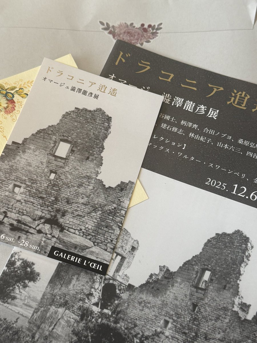 大好きな尊敬する作家さん、林由紀子さんからお知らせが届いて嬉しい☺️
作品と林さんに会いに行かなきゃ❣️