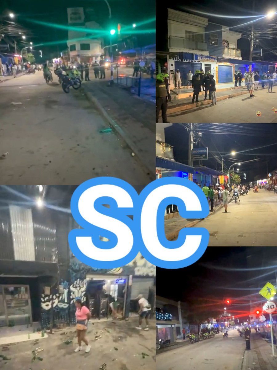 #Sincelejo #Intolerancia Lluvia de botellas al terminar un partido de fútbol.

En la Avenida Argelia, a 200 metros del estadio de béisbol Veinte de Enero, se registró un acto de intolerancia, la noche del domingo, 30 de noviembre, al terminar el juego facebook.com/share/p/1A96PS…