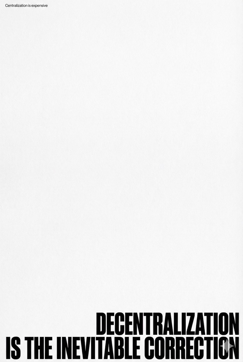 OpenAD_Protocol's tweet image. Centralization is expensive.

Decentralization is the inevitable correction.

GN. 🌙