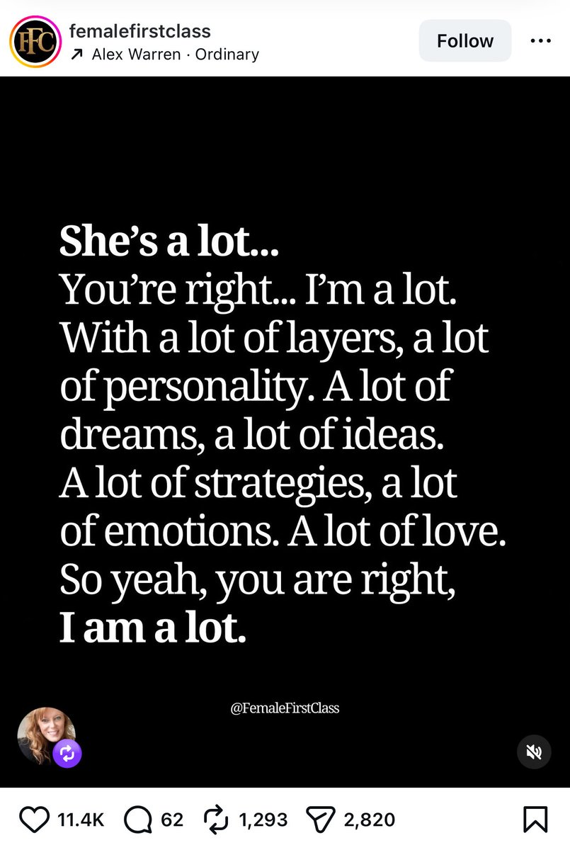 Think about this the next time you think this… typically it is biased towards how society thinks about women… but it could be men too. Just think about it…we/you can be a lot and that is just fine.