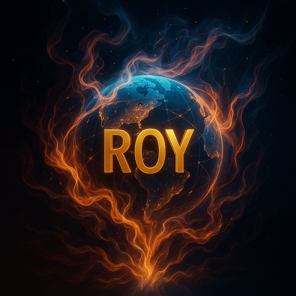 xtheroyalty's tweet image. A world connected by energy, innovation, and ROY.
Global payments reimagined — powerful, seamless, and limitless. 🌍✨🔥
#ROY #Web3 #GlobalNetwork #CryptoInRealLife #Innovation
