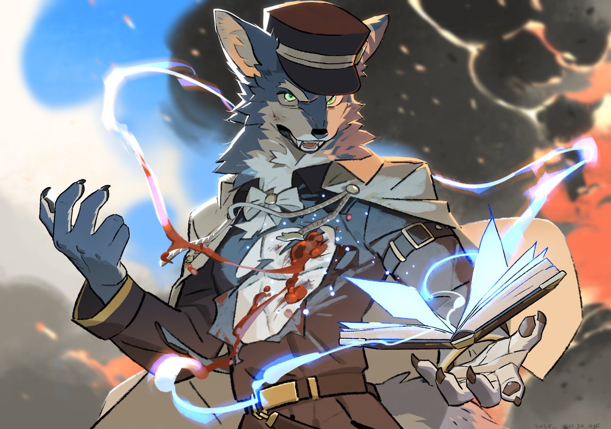 我可没有允许你让我受伤...

感谢帆师绘制！！好看到哭