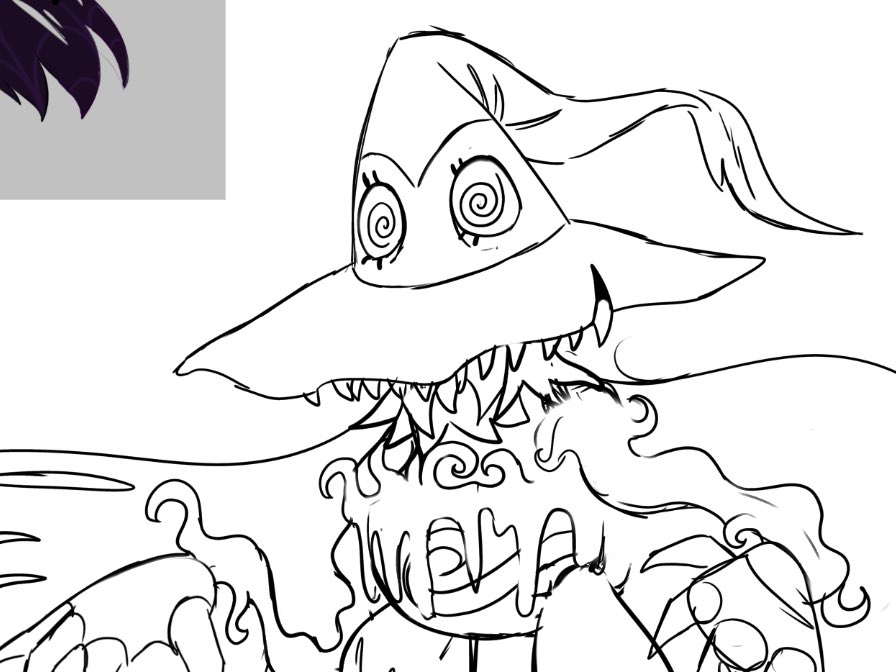 pivoky's tweet image. if i maybee brought back my halloween main oc would yall fw her,, i js think her lore is pretty neat