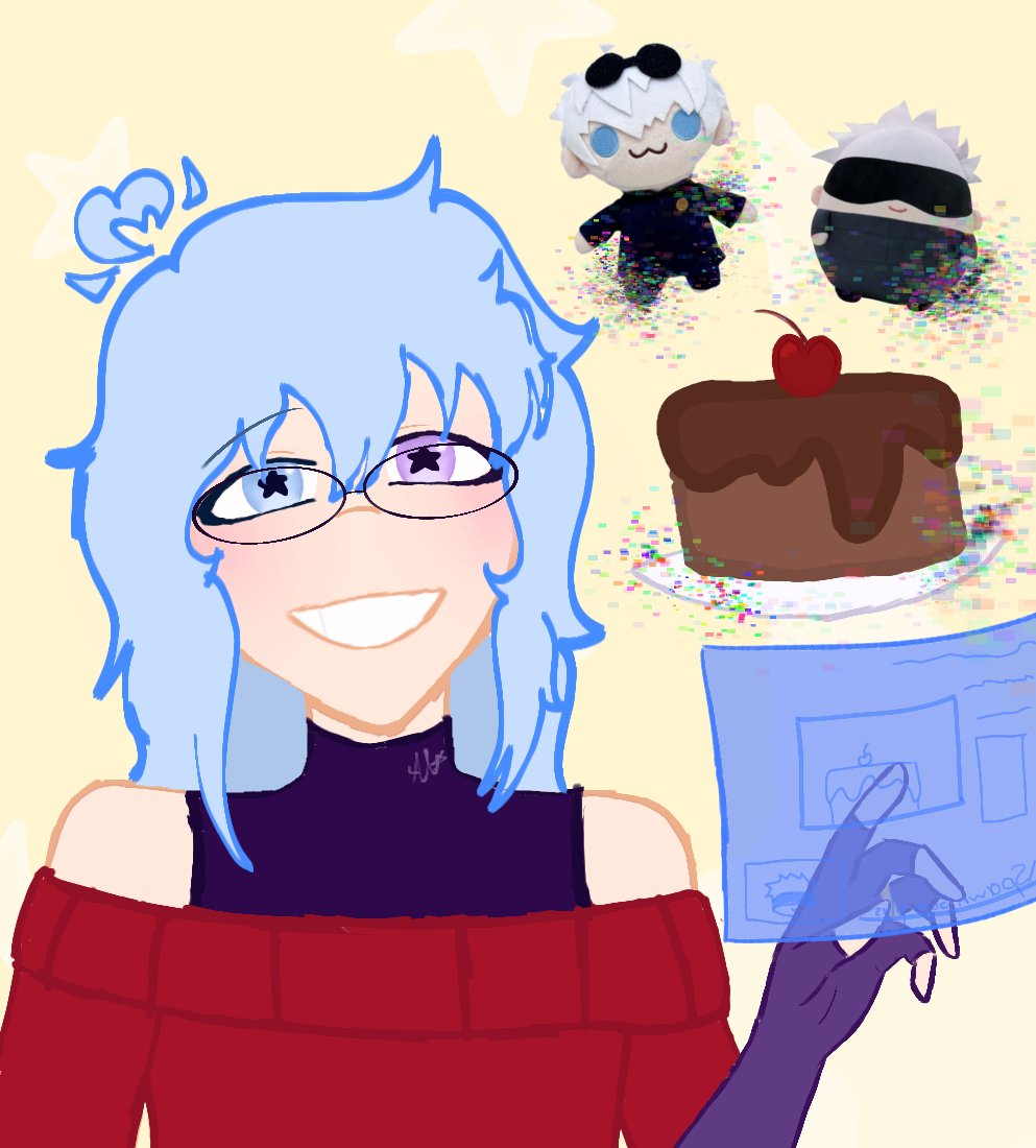 Elizabeth_LuRey's tweet photo. @arty_idsa Amablemente solo voy a reutilizar el dibujo que le hice a mi pareja pero sin el feliz cumpleaños-
(Y 2 dibujos que hice-) https://t.co/CVnfvg6Nzl