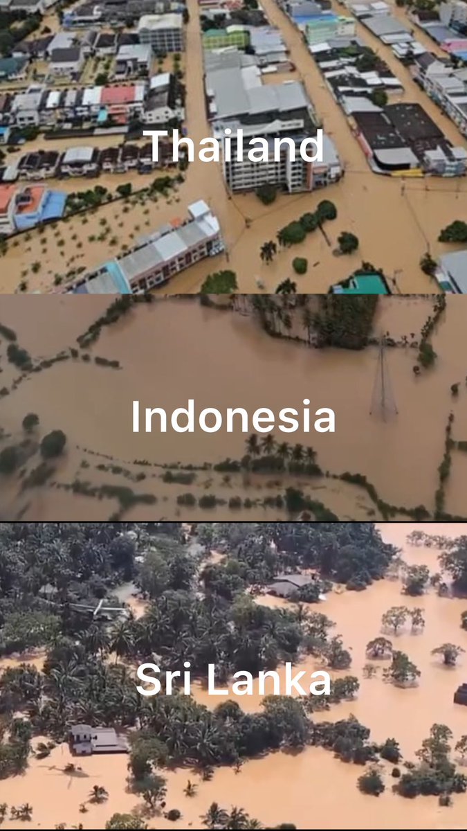 WeatherMonitors's tweet image. Deadly storm systems sweeping across South and Southeast Asia have caused massive destruction, killing more than 1,100 people and leaving many still unaccounted for. 

- 505 in Indonesia
- 334 in Sri Lanka
- 267 in Thailand
- 3 in India
- 3 in Malaysia

Search efforts continue as…