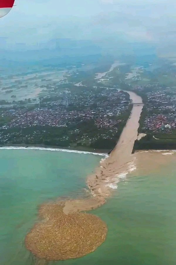 Muara ini memuntahkan gelondongan kayu kelaut lepas. 
Alam seperti membawa barang bukti didepan mata kita, tanpa suara, tanpa debat. 
Masihkah pemerintah terus mengelak.?