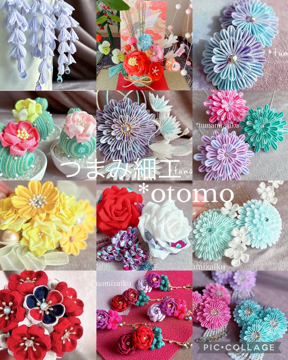 つまみ細工　置物のオーダー・お問い合わせ 　　 只今オーダー不可❌️ つまみ細工 置物のオーダー・お問い合わせ 只今オーダー不可❌️ お