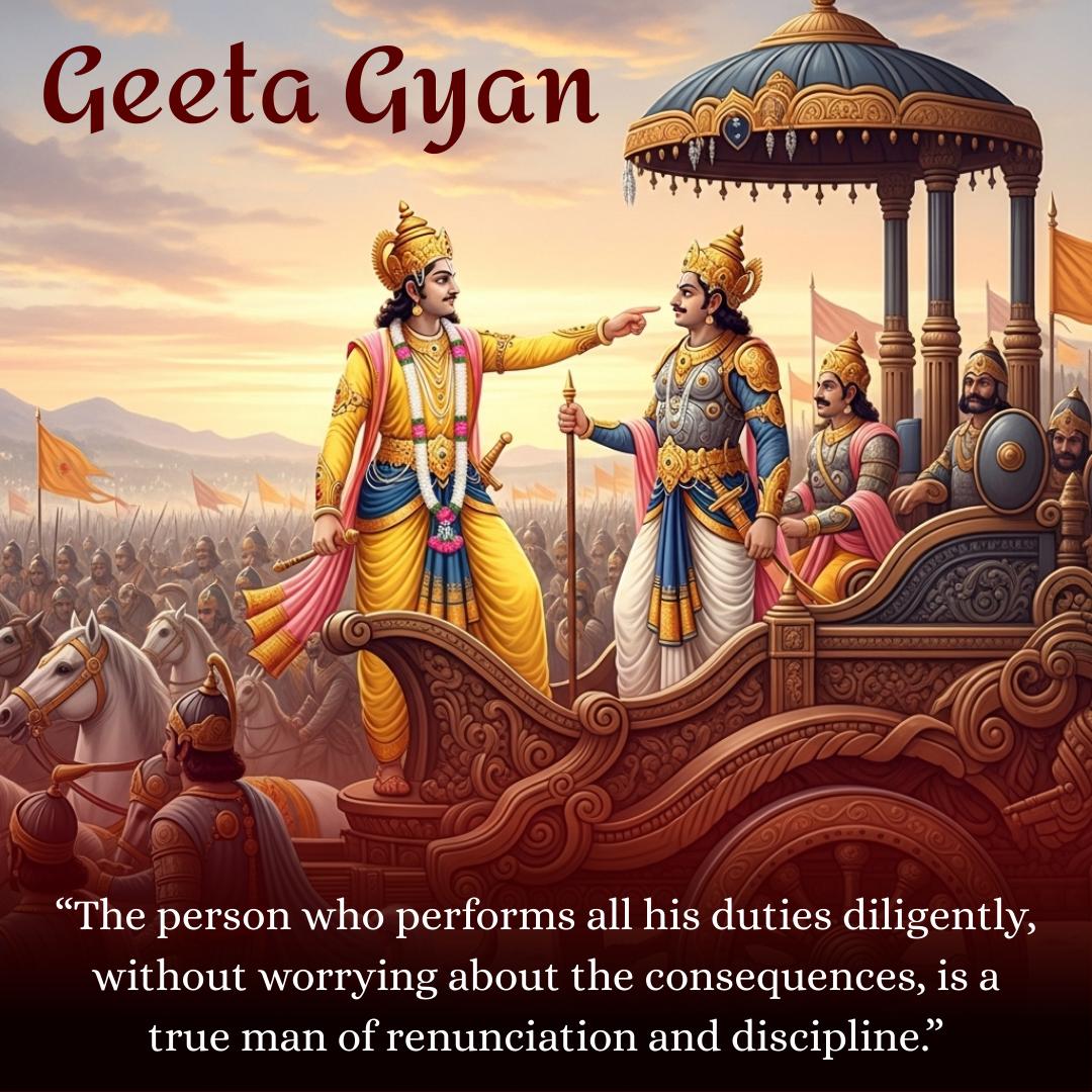 <a href="/AshramBlr/">Ashram Bengaluru🛕</a> Sant Shri Asharamji Bapu says that only those who absorb Geeta Gyan into their hearts can make the right decisions in life.

When these divine teachings become Jeevan Ka Marg, a person moves forward with stability, peace, and inner strength in every situation.
#GeetaJayanti