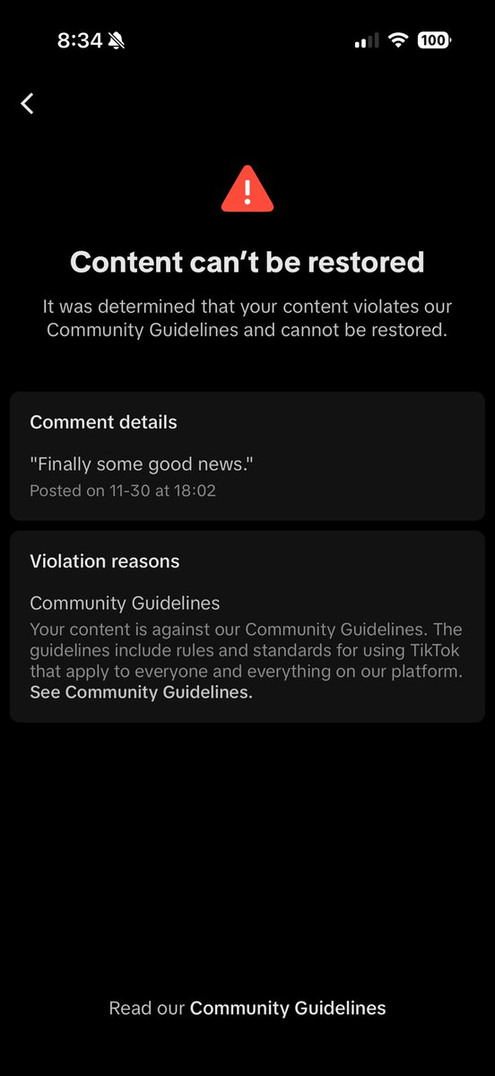 BariDeux's tweet photo. .@TikTok yall wanna explain to me why your bullshit system took this down and refused my appeal??????? https://t.co/4aBaM0YlPL