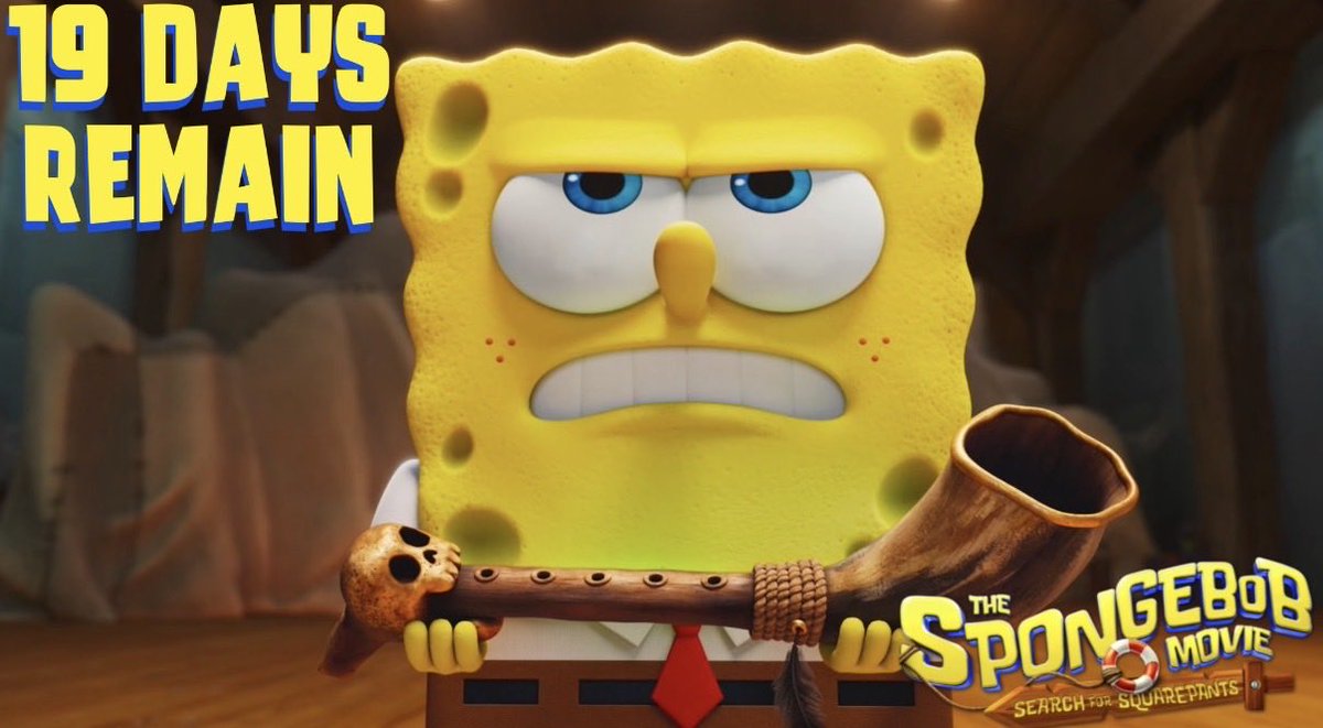 careofgongon's tweet image. The #SpongeBob Movie: Search For SquarePants releases in 19 DAYS
#SpongeBobMovie
