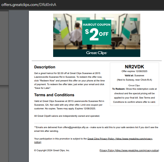 12.99 Great Clips Coupon Code April 2026 tweet media