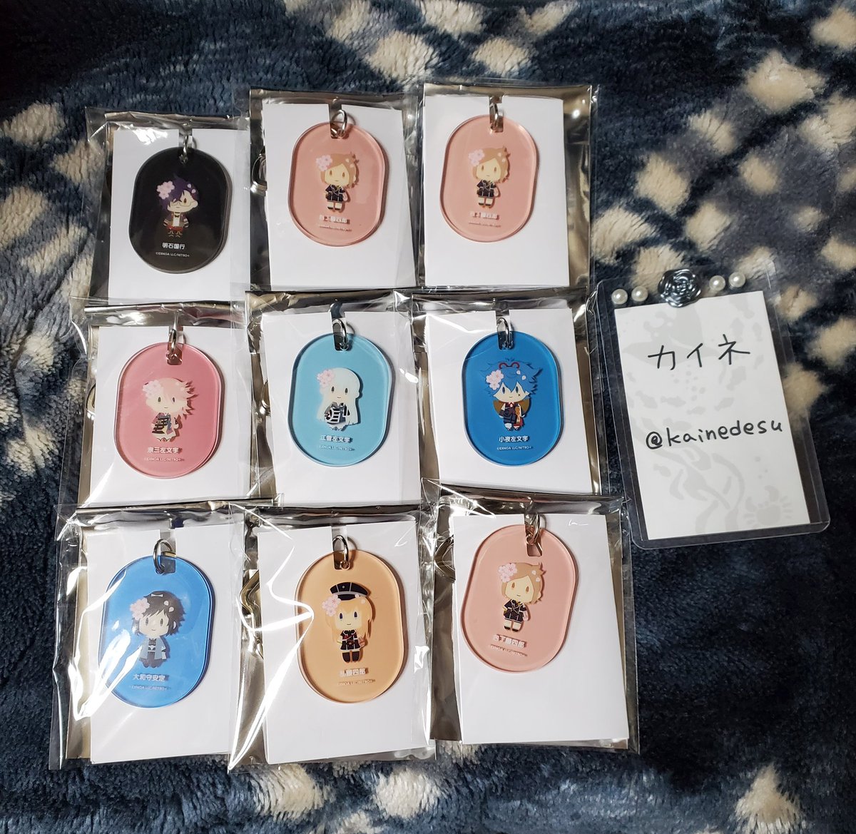 刀剣乱舞 大本丸博 さくら装備 アクリルタグプレート アクリル タグ