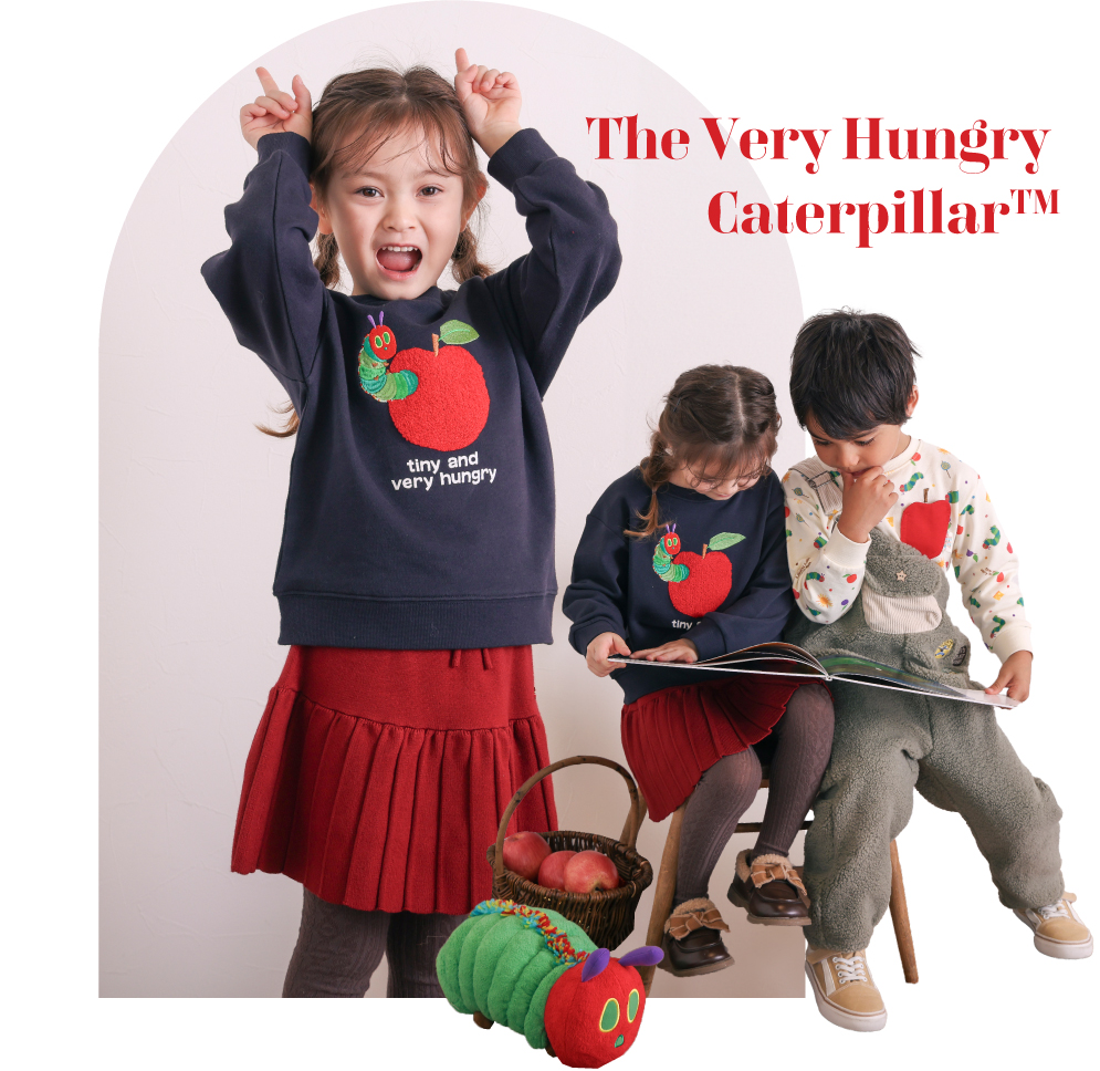EricCarle_JP's tweet photo. 子供服ブランド「SLAP SLIP」から『#はらぺこあおむし』コラボ第3弾が発売中
トレーナー、リュック、カバーオール、ニット帽などベビー&キッズ向けアイテムが勢ぞろい。
きょうだいコーデやギフトにもぴったり。
全国62店舗&オンラインで展開中
#SLAPSLIP #スラップスリップ #BEBE https://t.co/hNJTt9haHD